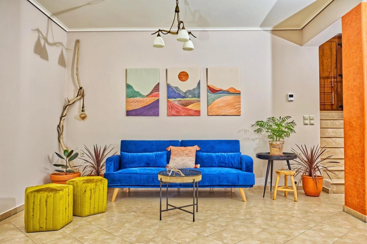 فيلا Ulivo Sea View House Kokkini Hani المظهر الخارجي الصورة